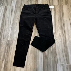 NWT KUT from the Kloth Pants Size 14 Diana Skinny Corduroy Black Casual Winter